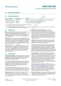 BUK7508-55A Datasheet Page 13