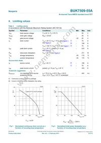 BUK7509-55A Datasheet Page 3