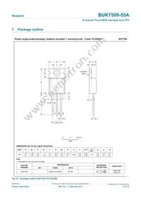 BUK7509-55A Datasheet Page 9
