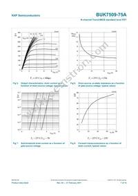 BUK7509-75A Datasheet Page 8