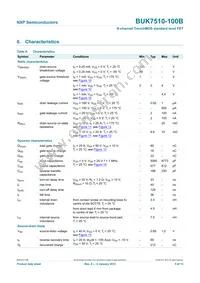 BUK7510-100B Datasheet Page 6