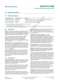 BUK7510-100B Datasheet Page 12