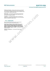 BUK7515-100A Datasheet Page 11