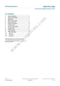 BUK7515-100A Datasheet Page 12