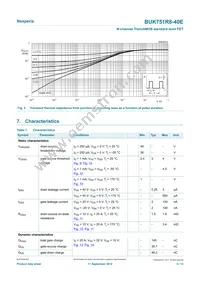 BUK751R8-40E Datasheet Page 5