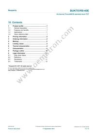 BUK751R8-40E Datasheet Page 13