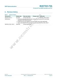 BUK7523-75A Datasheet Page 11