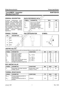 BUK7524-55 Datasheet Cover