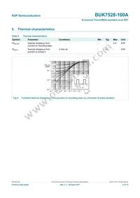 BUK7528-100A Datasheet Page 6