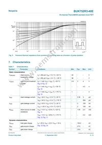 BUK752R3-40E Datasheet Page 5