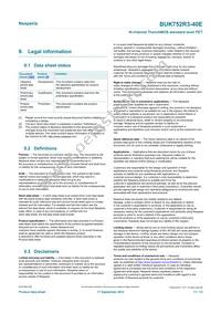 BUK752R3-40E Datasheet Page 11