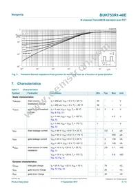 BUK753R1-40E Datasheet Page 5