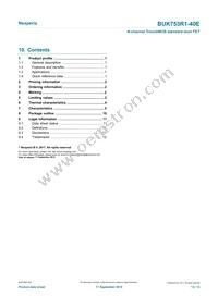 BUK753R1-40E Datasheet Page 13