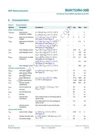 BUK753R4-30B Datasheet Page 6