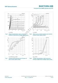 BUK753R4-30B Datasheet Page 7