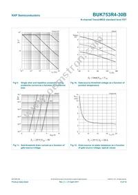 BUK753R4-30B Datasheet Page 8