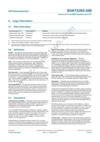 BUK753R4-30B Datasheet Page 12