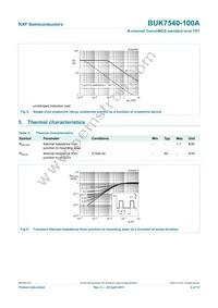BUK7540-100A Datasheet Page 5
