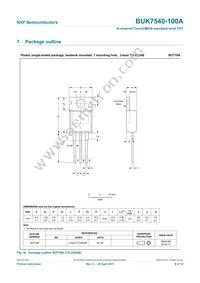 BUK7540-100A Datasheet Page 9