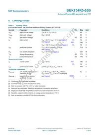 BUK754R0-55B Datasheet Page 4