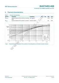 BUK754R3-40B Datasheet Page 6