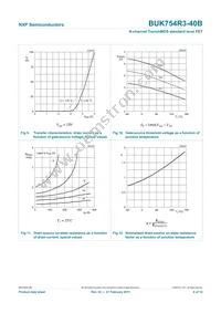 BUK754R3-40B Datasheet Page 9