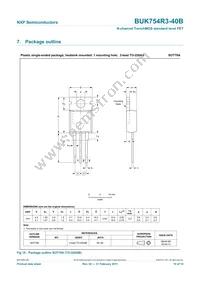 BUK754R3-40B Datasheet Page 11