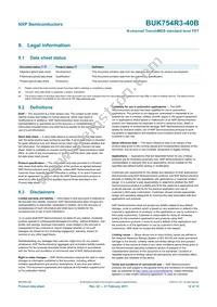 BUK754R3-40B Datasheet Page 13