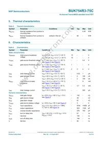 BUK754R3-75C Datasheet Page 6