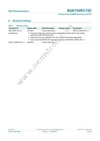 BUK754R3-75C Datasheet Page 11