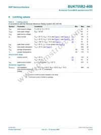 BUK755R2-40B Datasheet Page 4