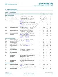 BUK755R2-40B Datasheet Page 7