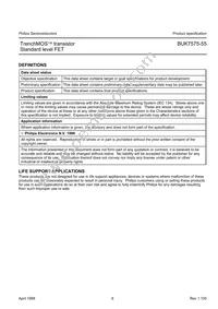 BUK7575-55 Datasheet Page 8