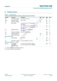 BUK7606-55B Datasheet Page 3
