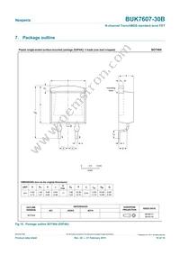 BUK7607-30B Datasheet Page 10