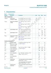 BUK7610-100B Datasheet Page 5