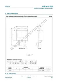 BUK7610-100B Datasheet Page 9
