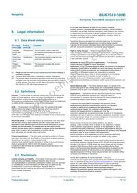 BUK7610-100B Datasheet Page 10