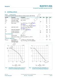 BUK7611-55A Datasheet Page 3