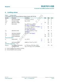 BUK7611-55B Datasheet Page 3