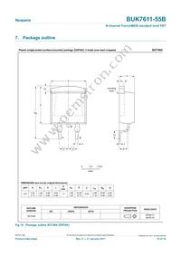 BUK7611-55B Datasheet Page 10