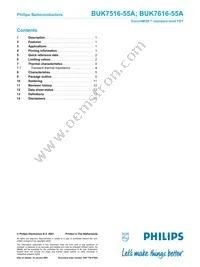 BUK7616-55A Datasheet Page 15