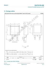 BUK761R6-40E Datasheet Page 10