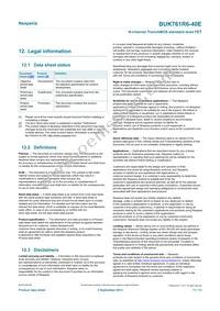 BUK761R6-40E Datasheet Page 11