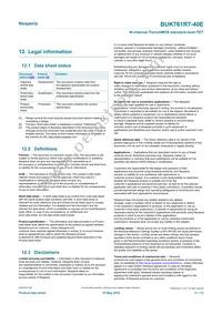 BUK761R7-40E Datasheet Page 11