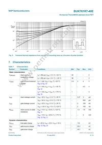 BUK761R7-40E/GFJ Datasheet Page 5