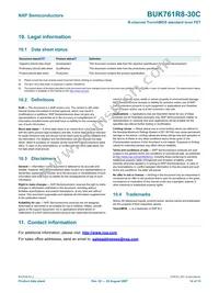 BUK761R8-30C Datasheet Page 15