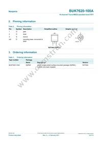 BUK7620-100A Datasheet Page 2