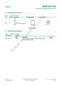 BUK7623-75A Datasheet Page 2