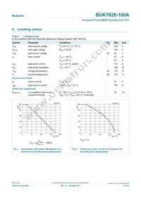 BUK7628-100A/C Datasheet Page 3